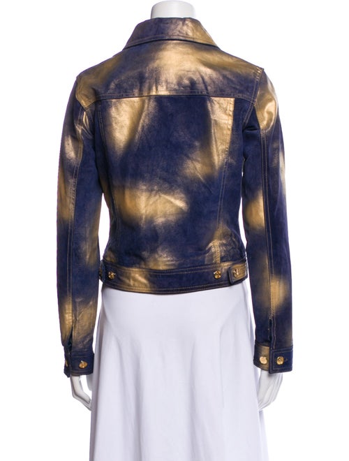 Maxima Leather Denim Jacket