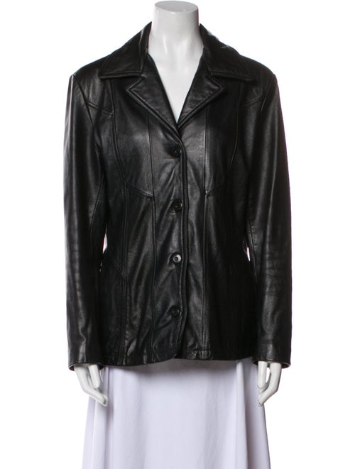 Maxima Leather Blazer