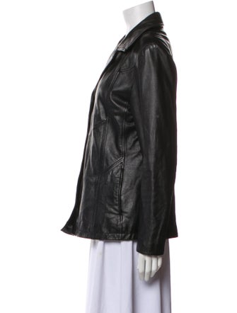 Maxima Leather Blazer