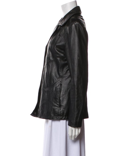 Maxima Leather Blazer