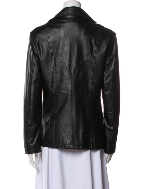 Maxima Leather Blazer