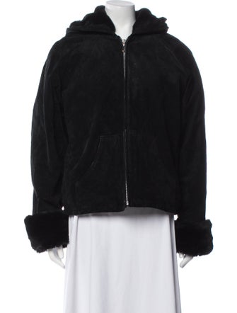 Maxima Leather Faux Fur Jacket