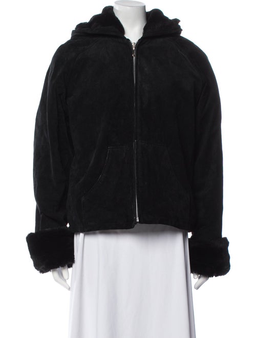 Maxima Leather Faux Fur Jacket