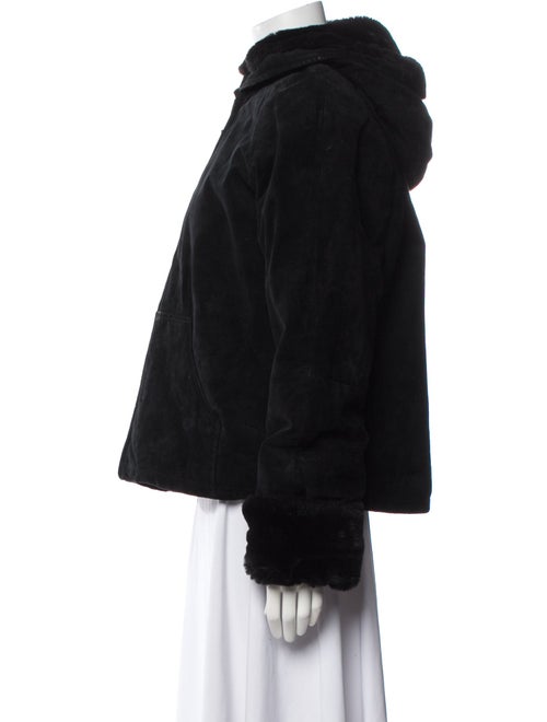 Maxima Leather Faux Fur Jacket