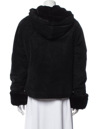 Maxima Leather Faux Fur Jacket