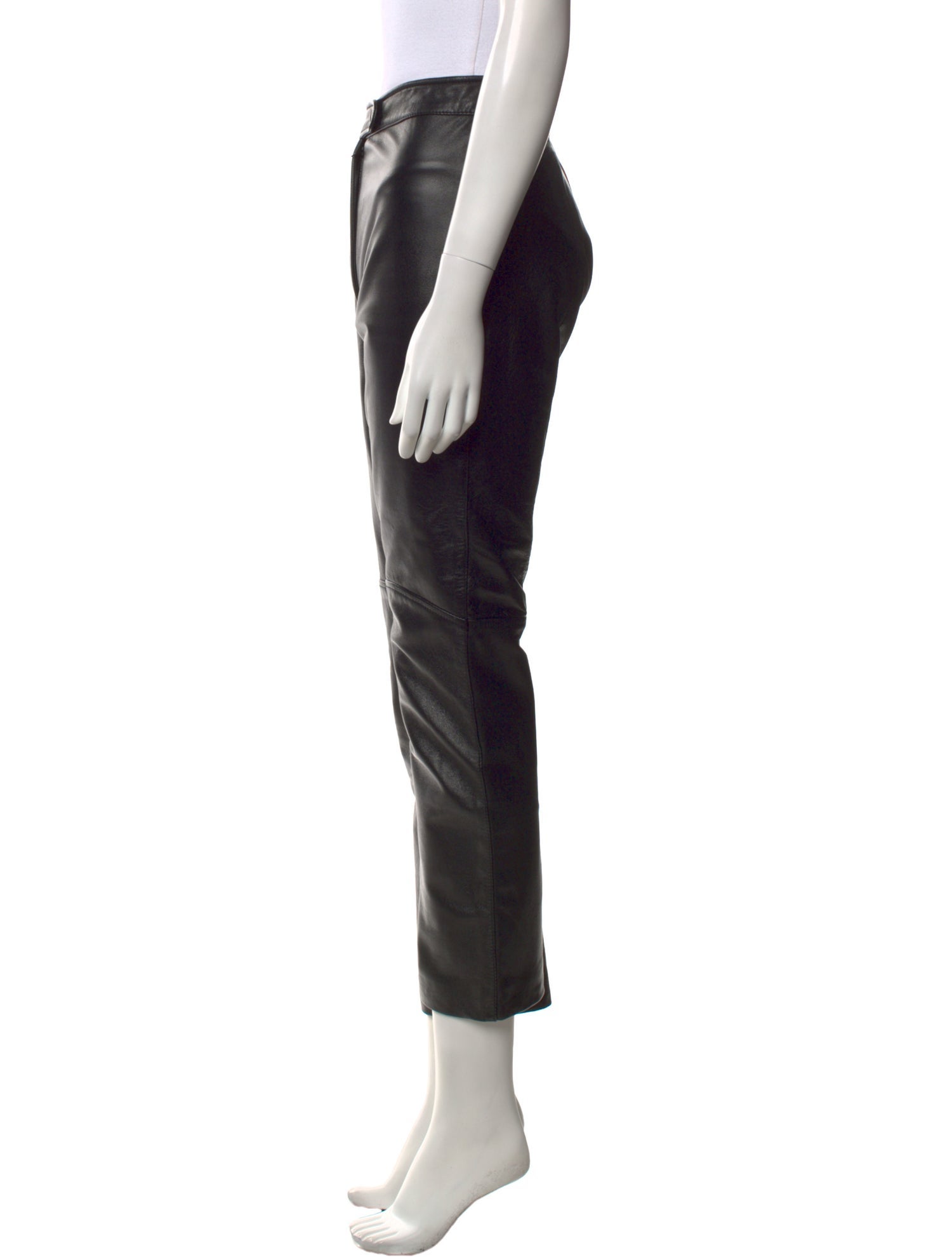 Maxima Leather Straight Leg Pants