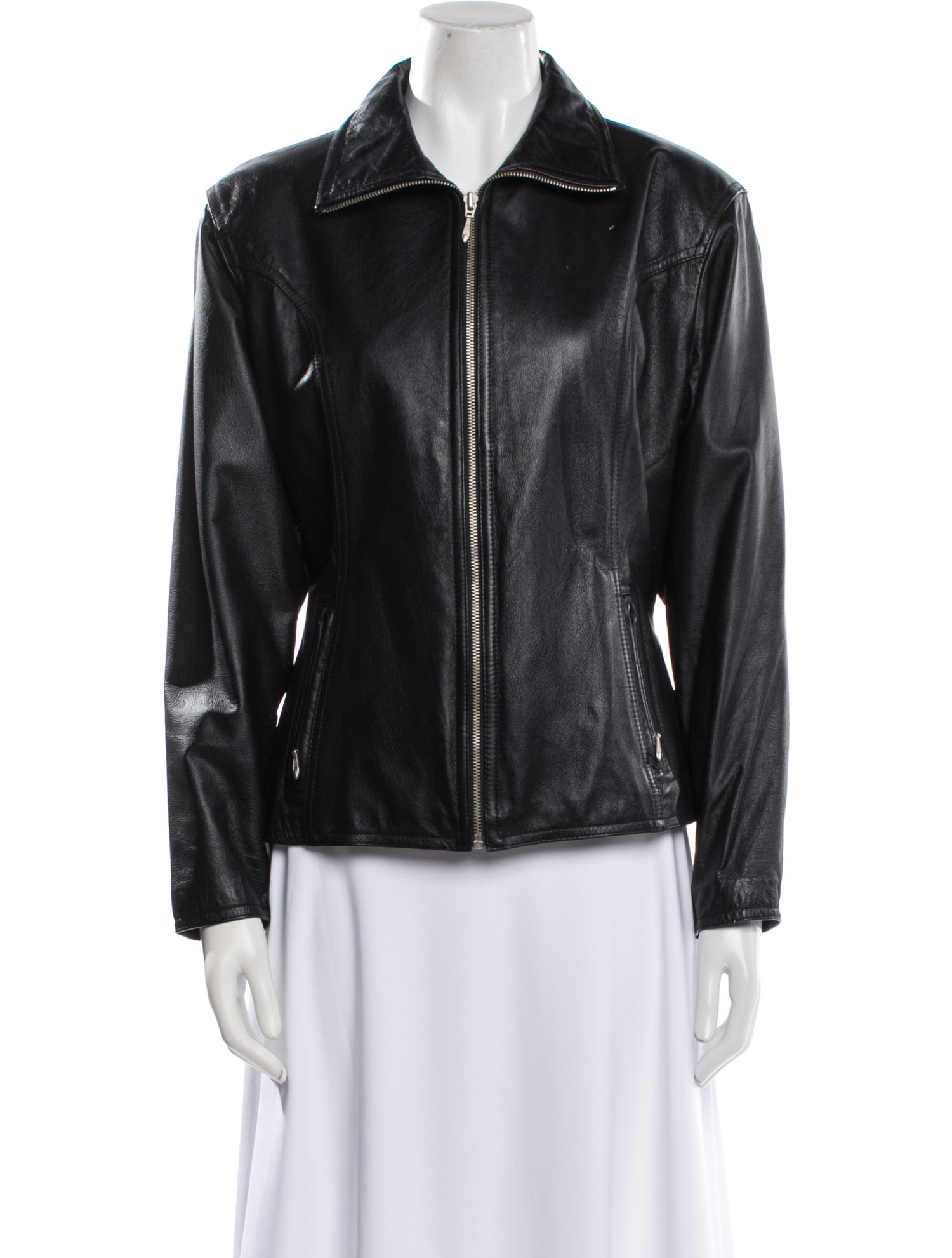 Maxima Leather Biker Jacket