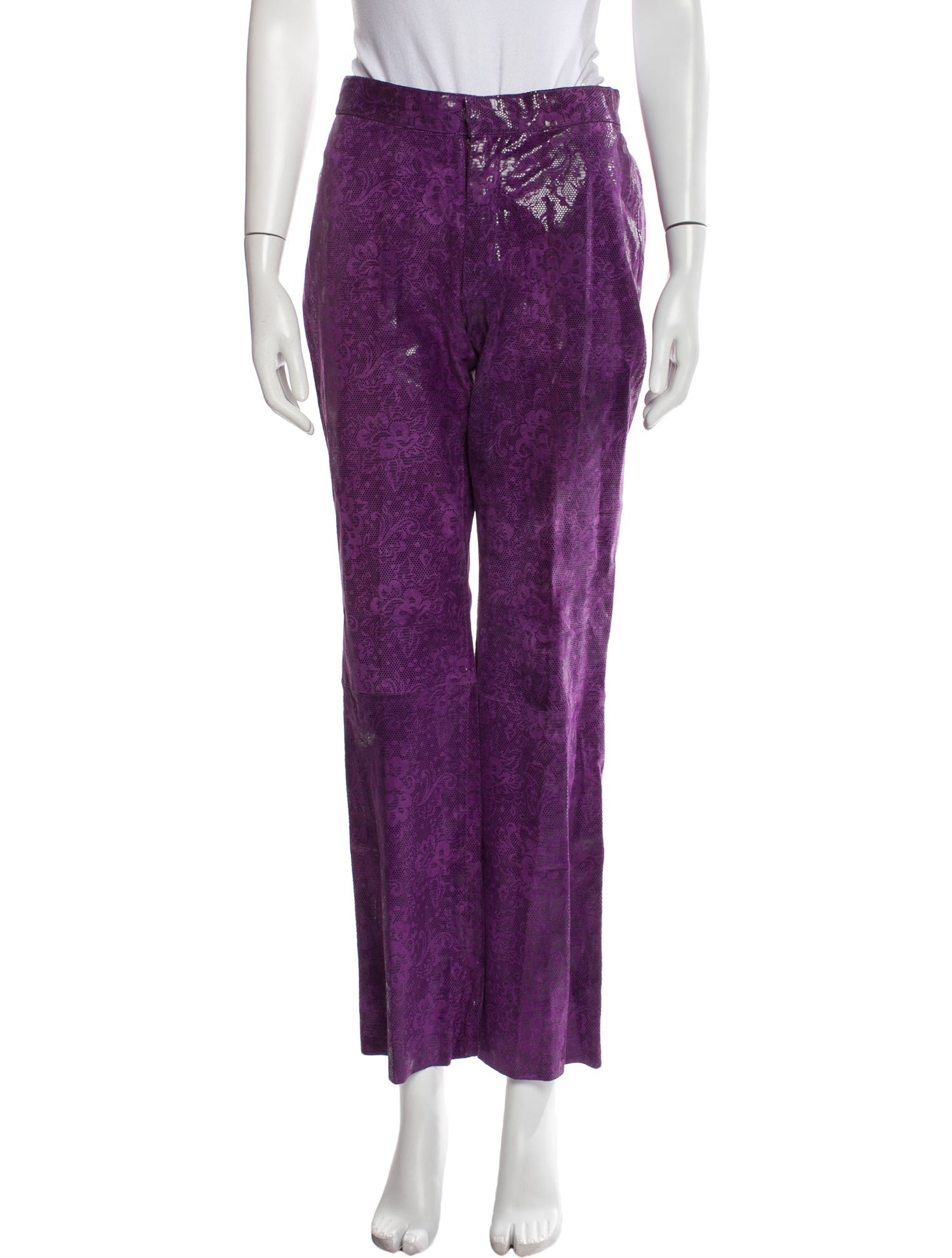 Maxima Leather Wide Leg Pants