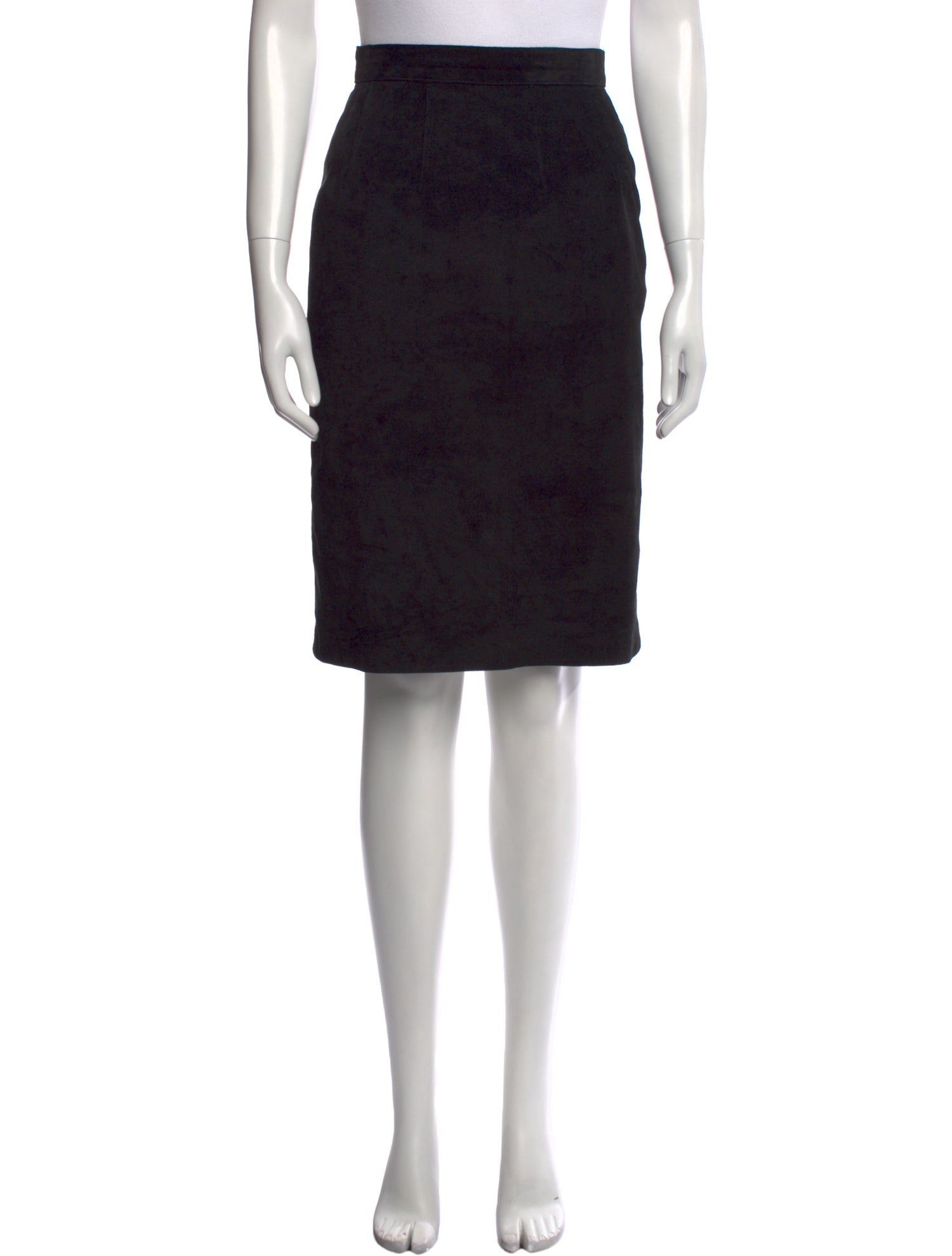 Maxima Leather Knee-Length Skirt