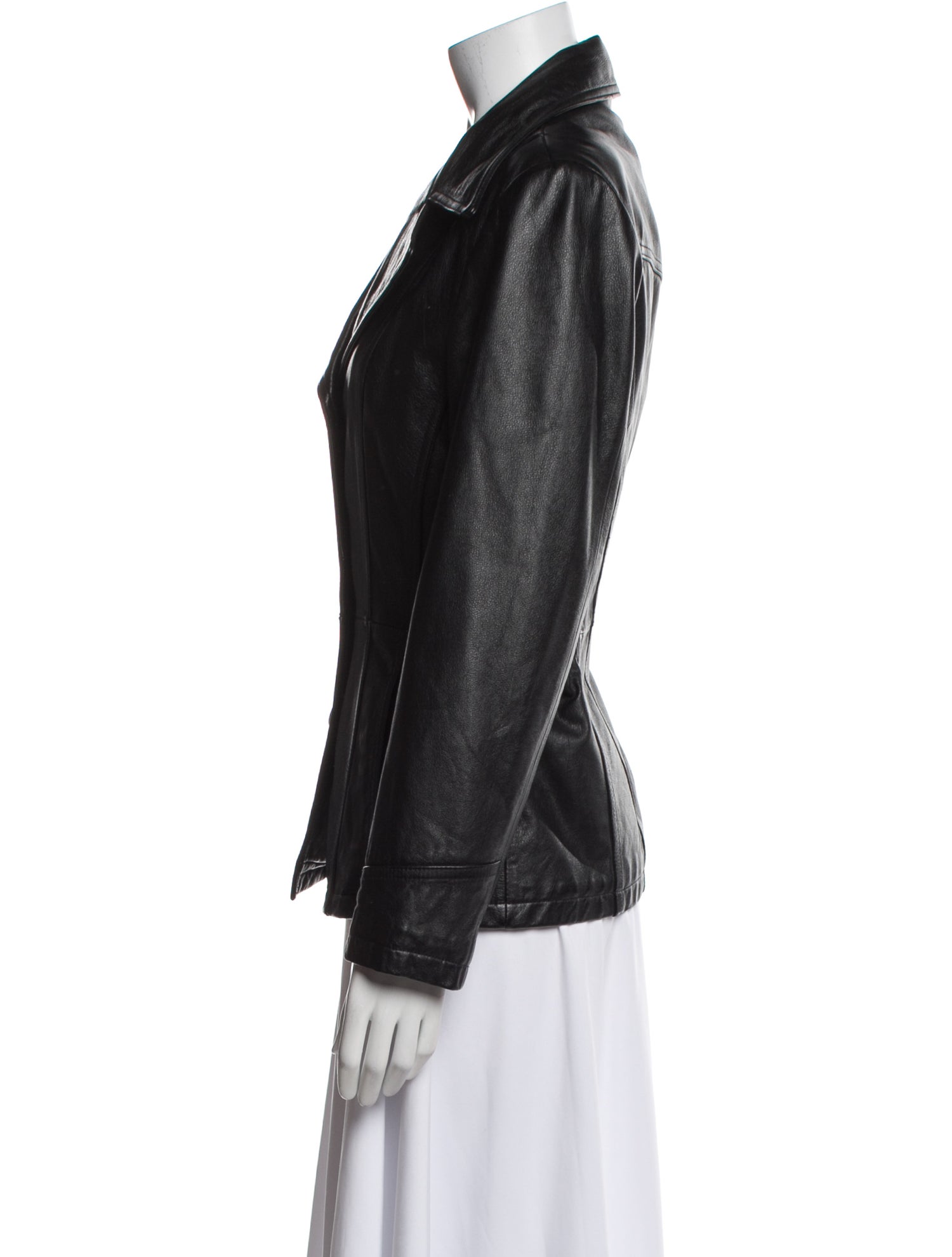 Maxima Leather Biker Jacket