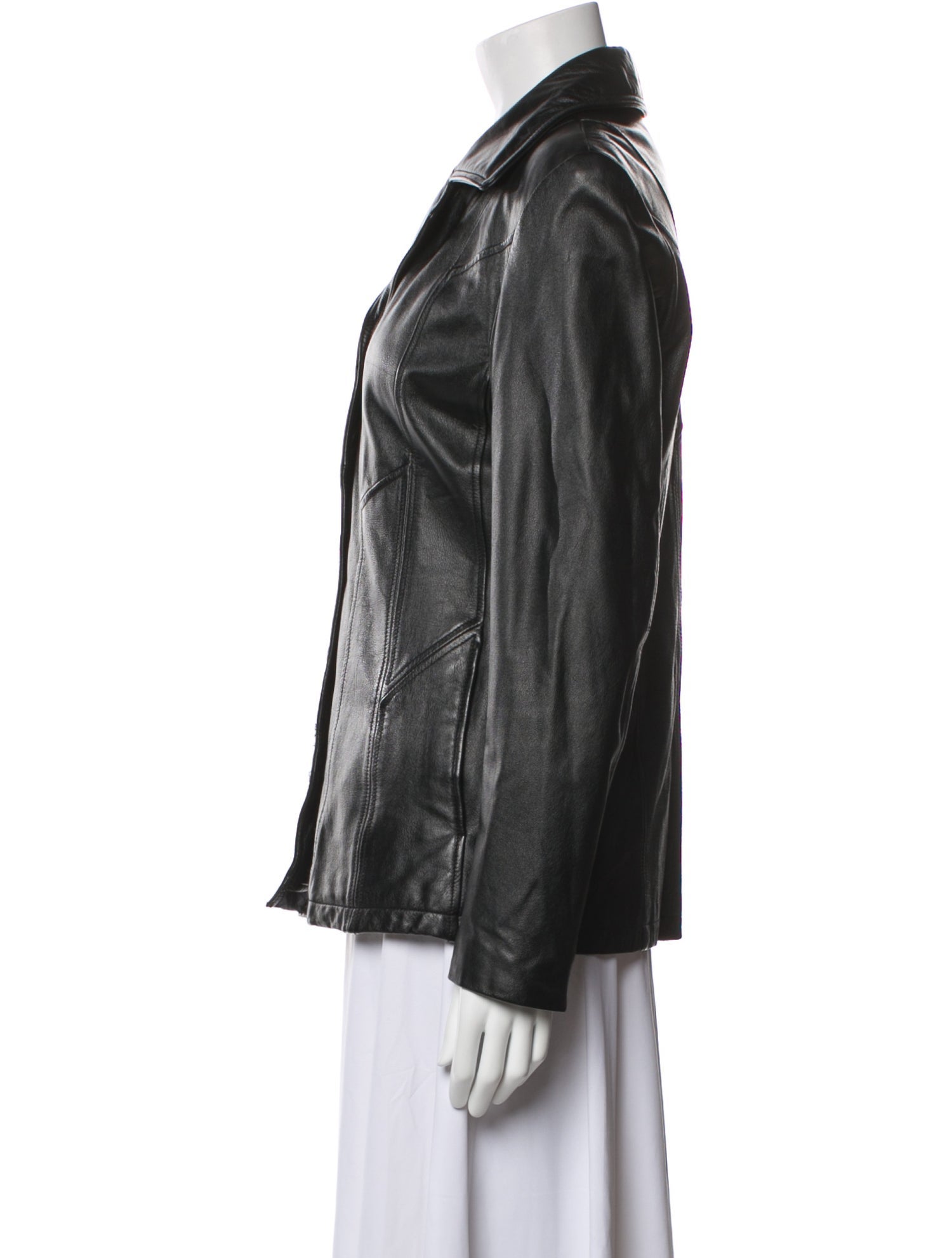 Maxima Leather Blazer