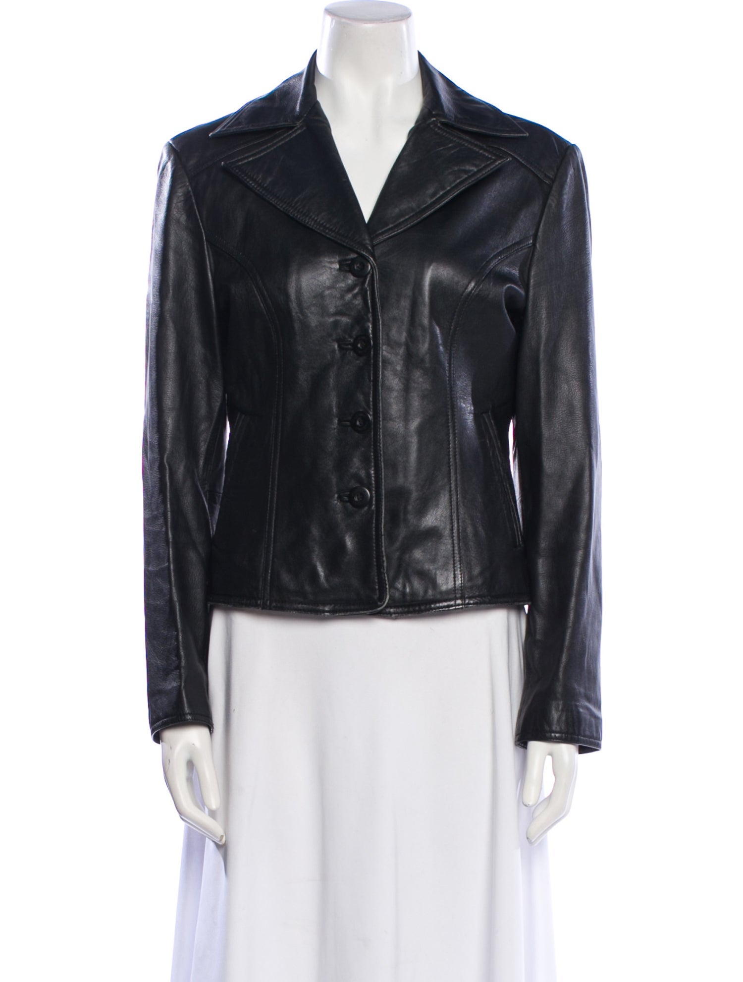 Maxima Leather Biker Jacket