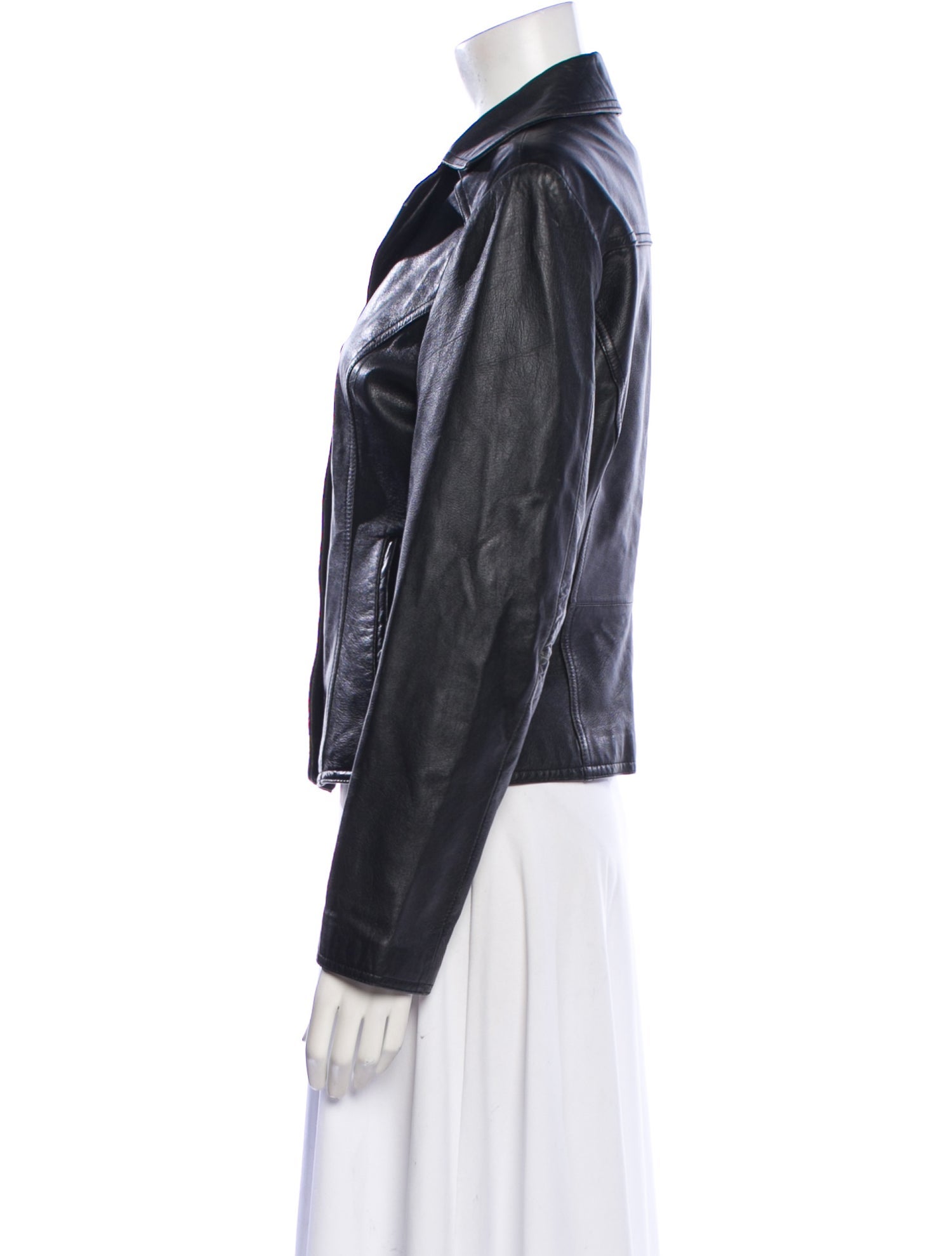 Maxima Leather Biker Jacket