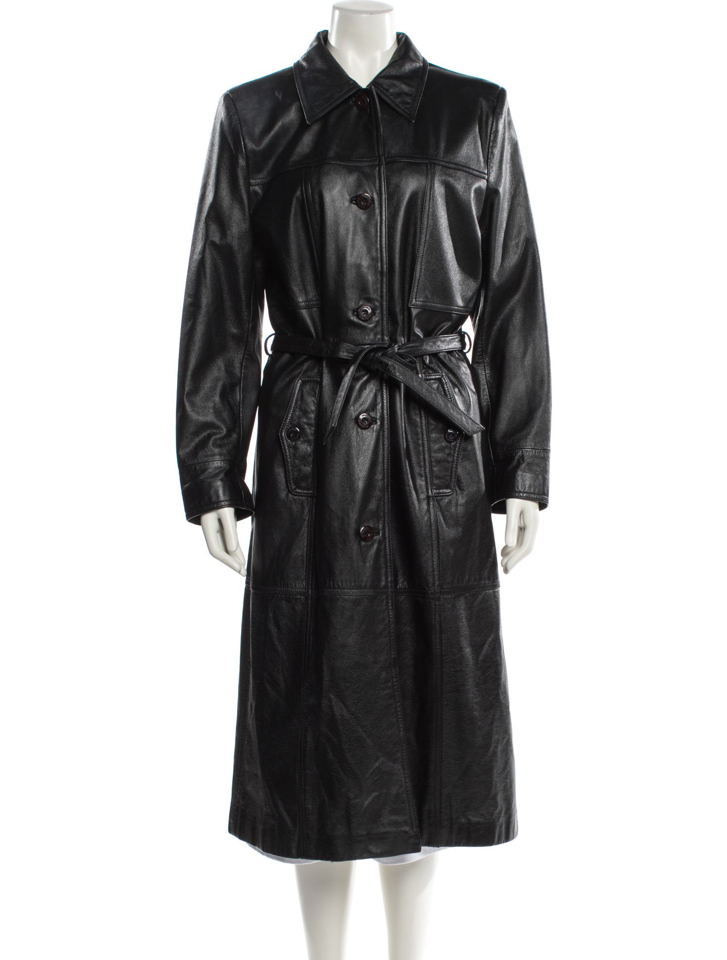 Maxima Leather Coat