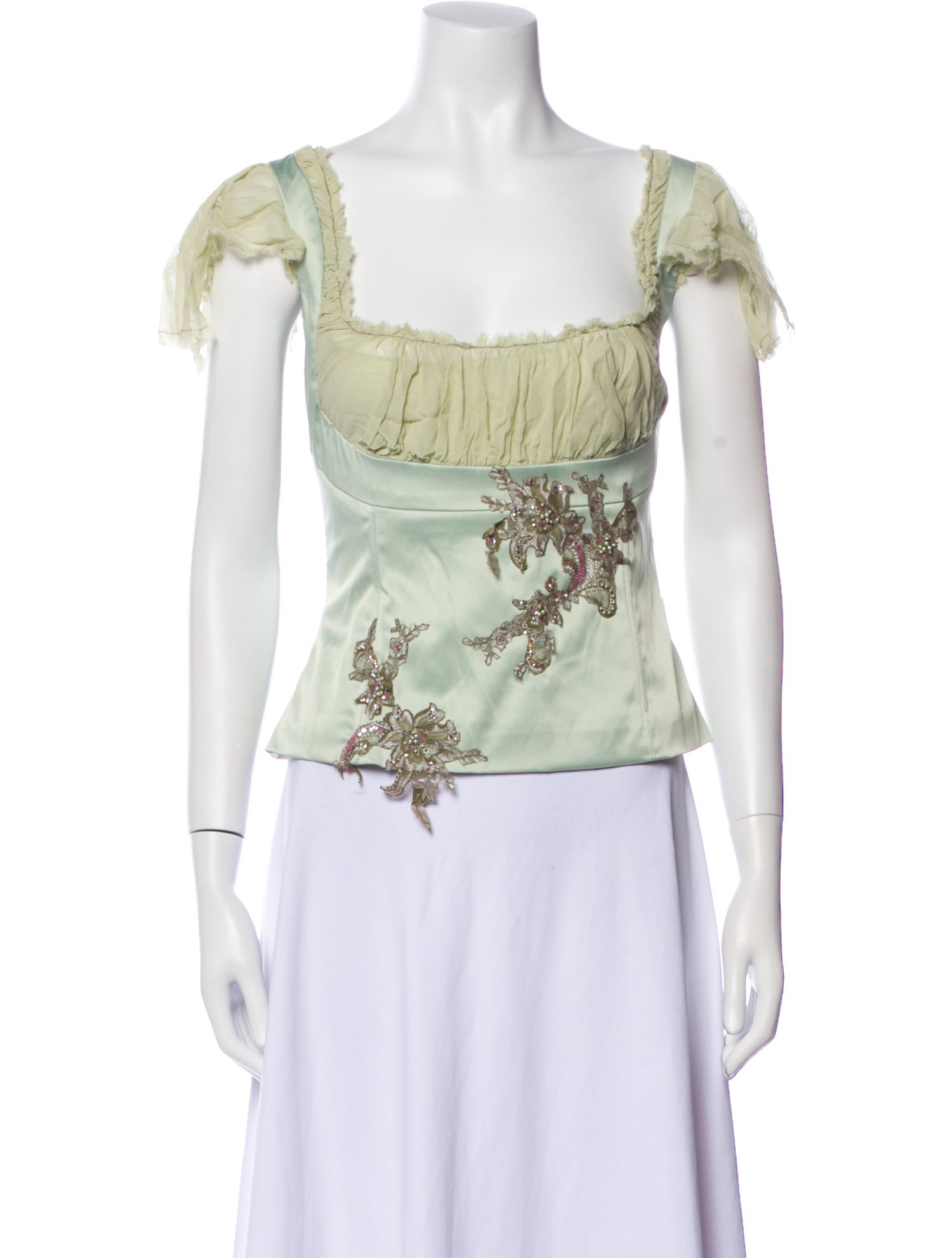 Mandalay Vintage Floral Print Blouse