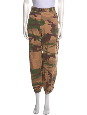 Myar Pants Camouflage Print Skinny Leg L