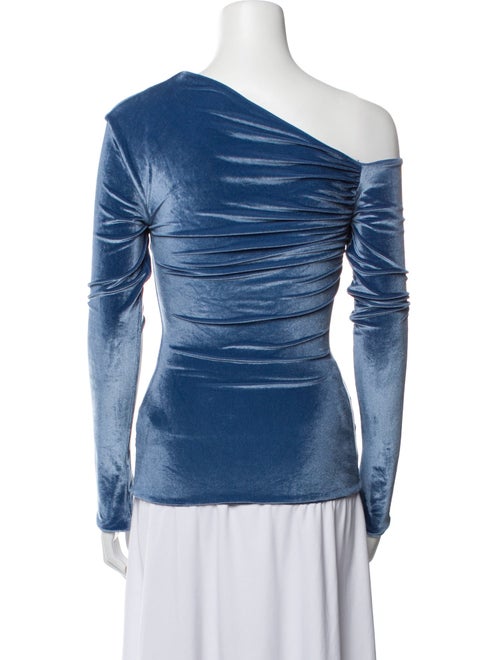 Maygel Coronel One-Shoulder Long Sleeve Top