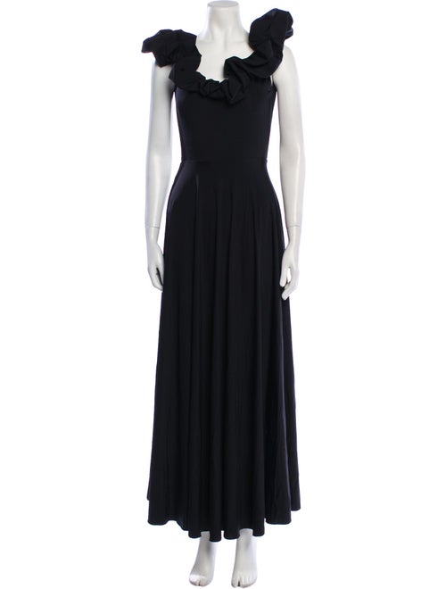 Maygel Coronel Square Neckline Long Dress