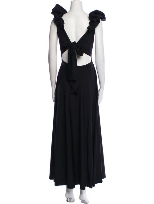 Maygel Coronel Square Neckline Long Dress