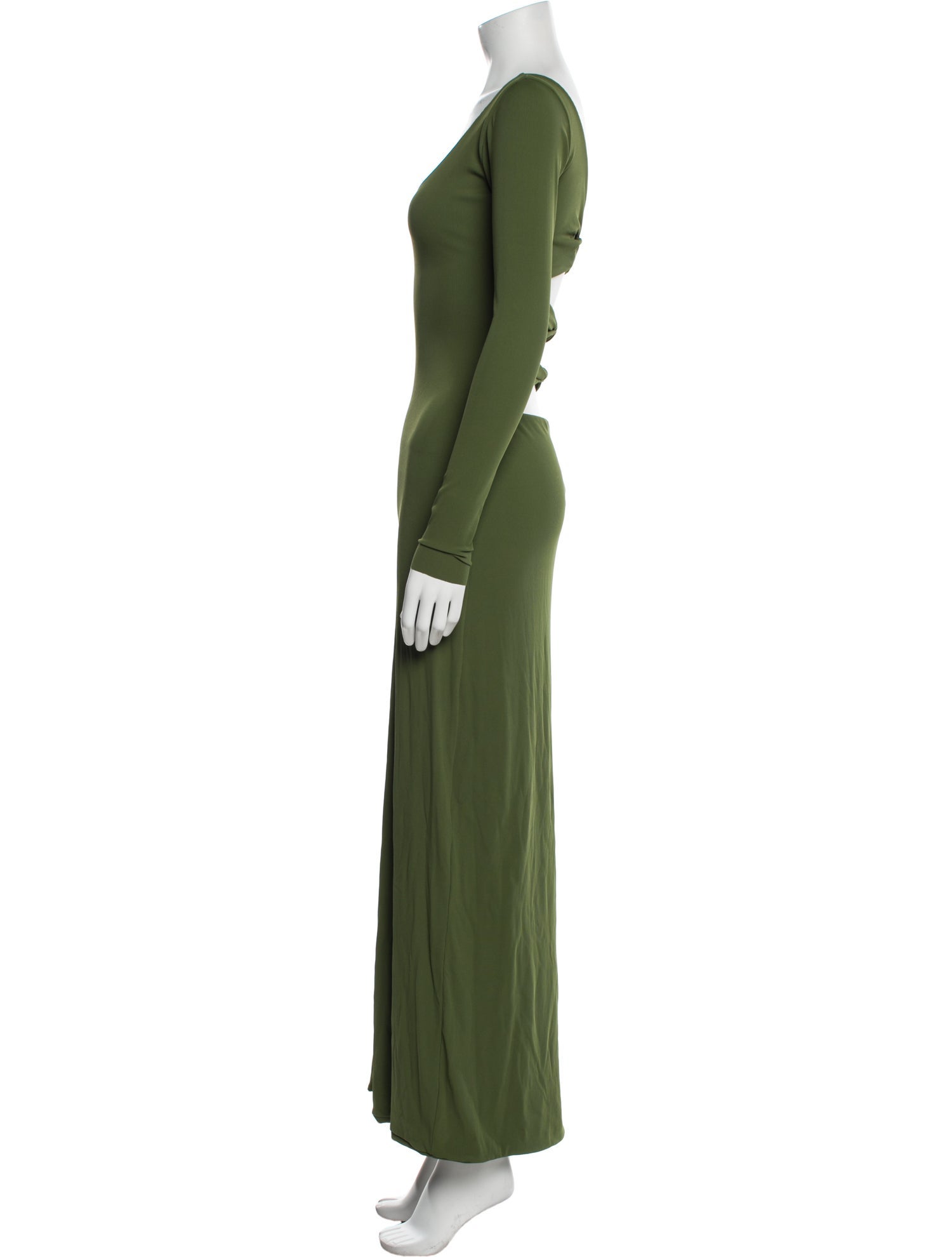 Maygel Coronel Scoop Neck Long Dress