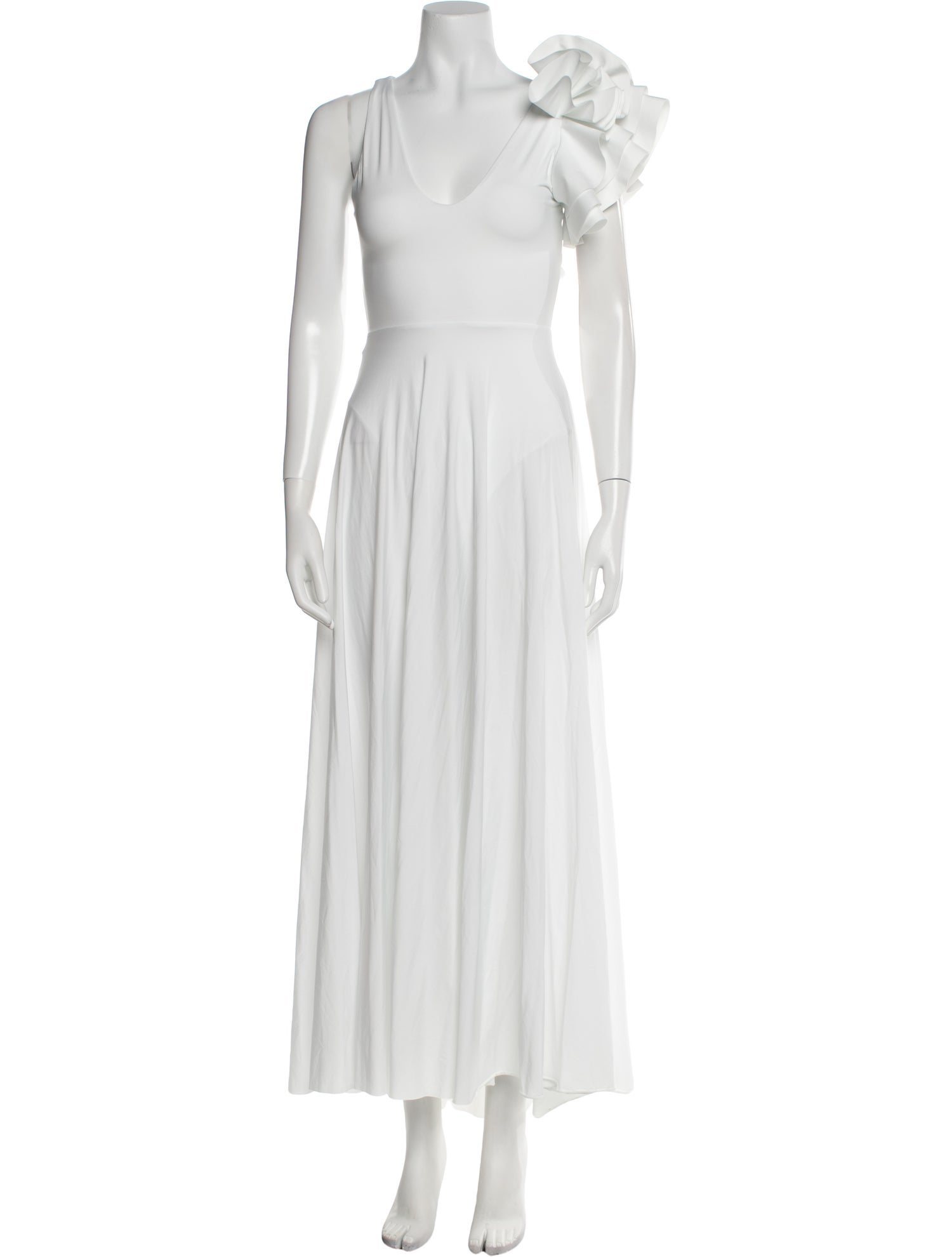 Maygel Coronel Scoop Neck Long Dress