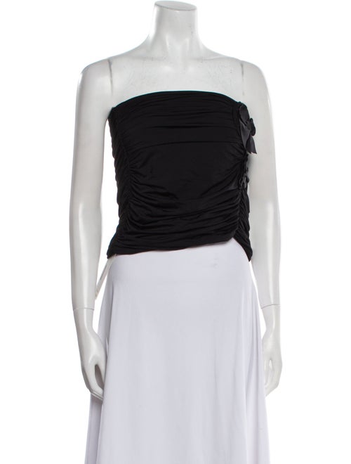 Maygel Coronel Strapless Crop Top