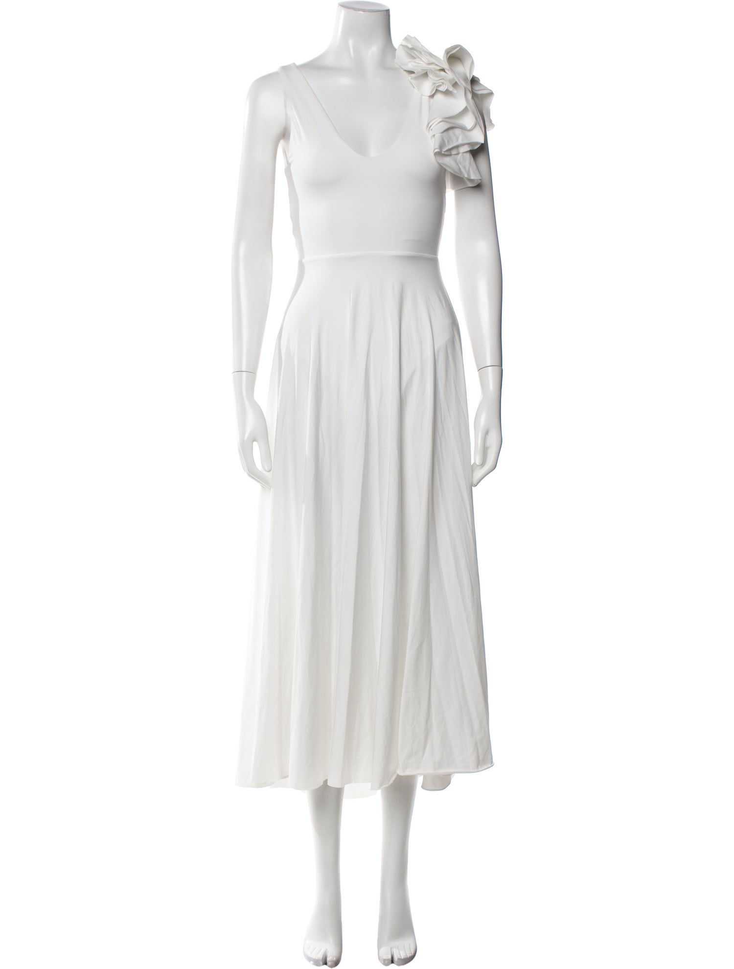 Maygel Coronel Square Neckline Long Dress