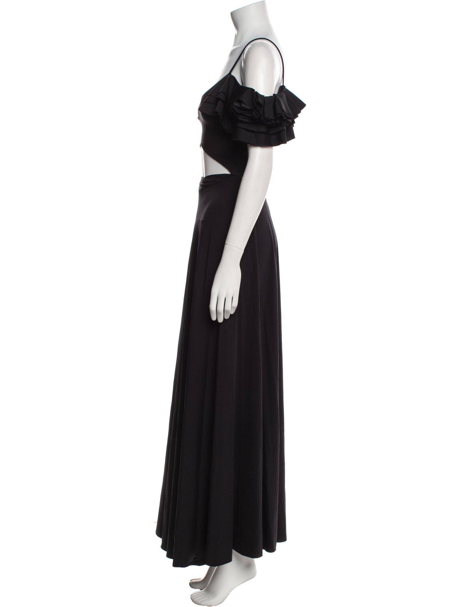 Maygel Coronel Scoop Neck Long Dress