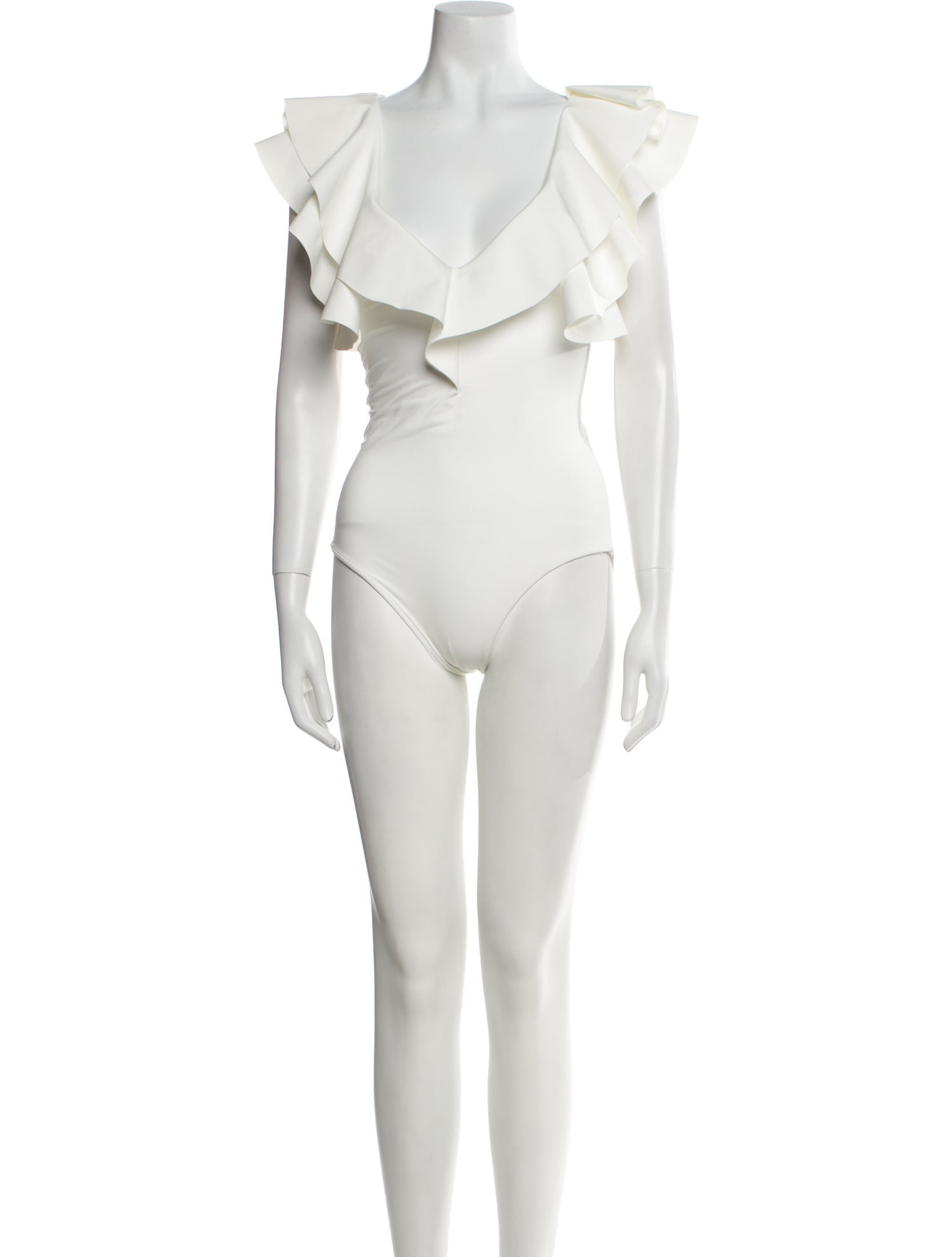 Maygel Coronel Off-The-Shoulder Short Sleeve Bodysuit w/ Tags