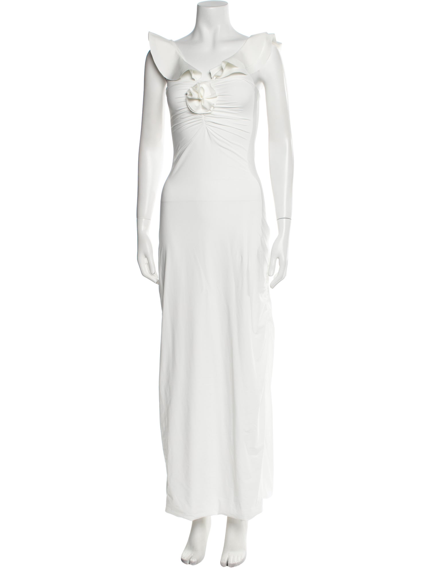 Maygel Coronel Square Neckline Long Dress