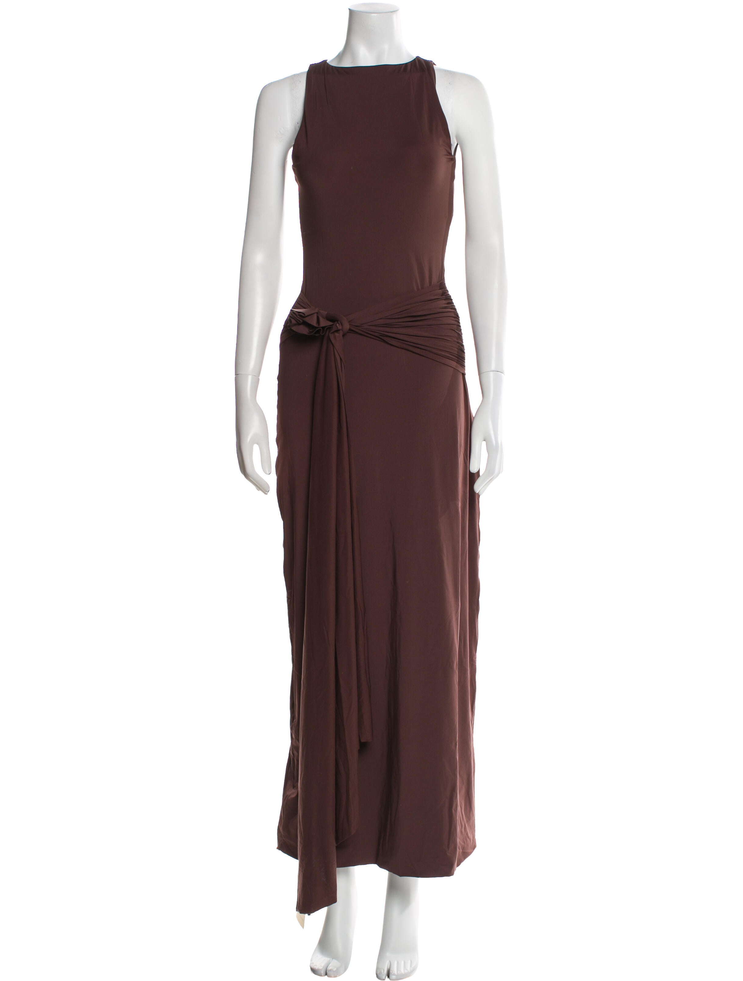 Maygel Coronel Scoop Neck Long Dress w/ Tags