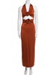 Maygel Coronel Halterneck Long Dress