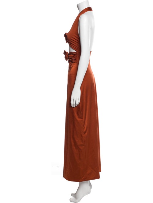 Maygel Coronel Halterneck Long Dress