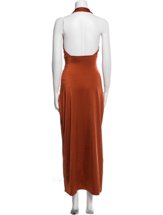 Maygel Coronel Halterneck Long Dress