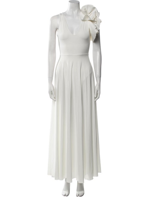 Maygel Coronel V-Neck Long Dress