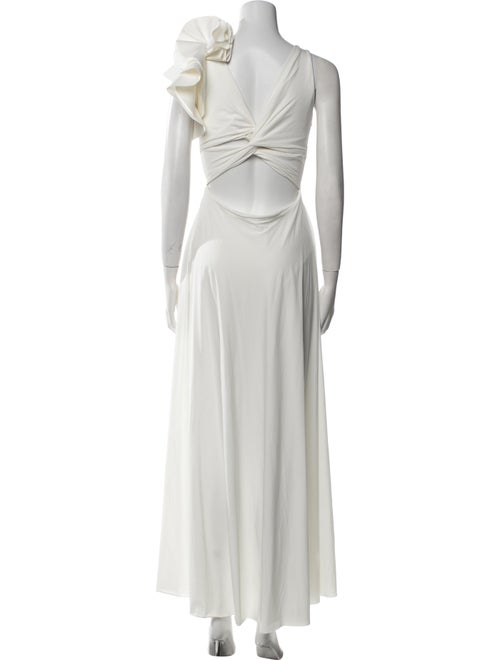 Maygel Coronel V-Neck Long Dress