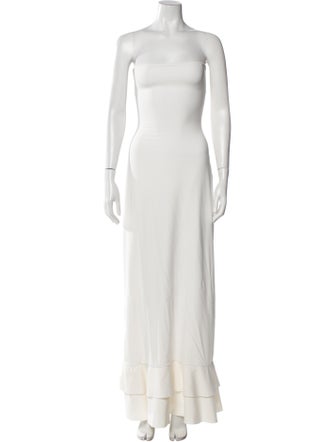 Maygel Coronel Square Neckline Long Dress