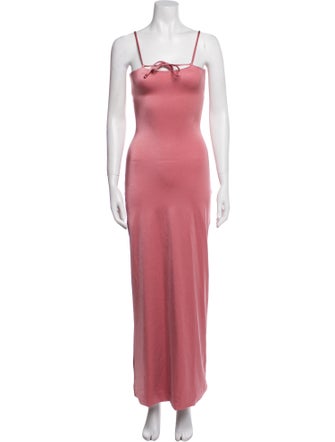 Maygel Coronel Square Neckline Long Dress