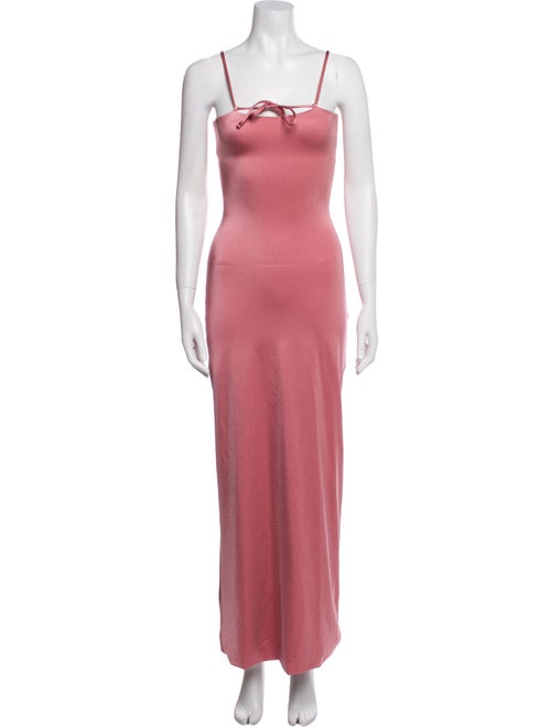 Maygel Coronel Square Neckline Long Dress