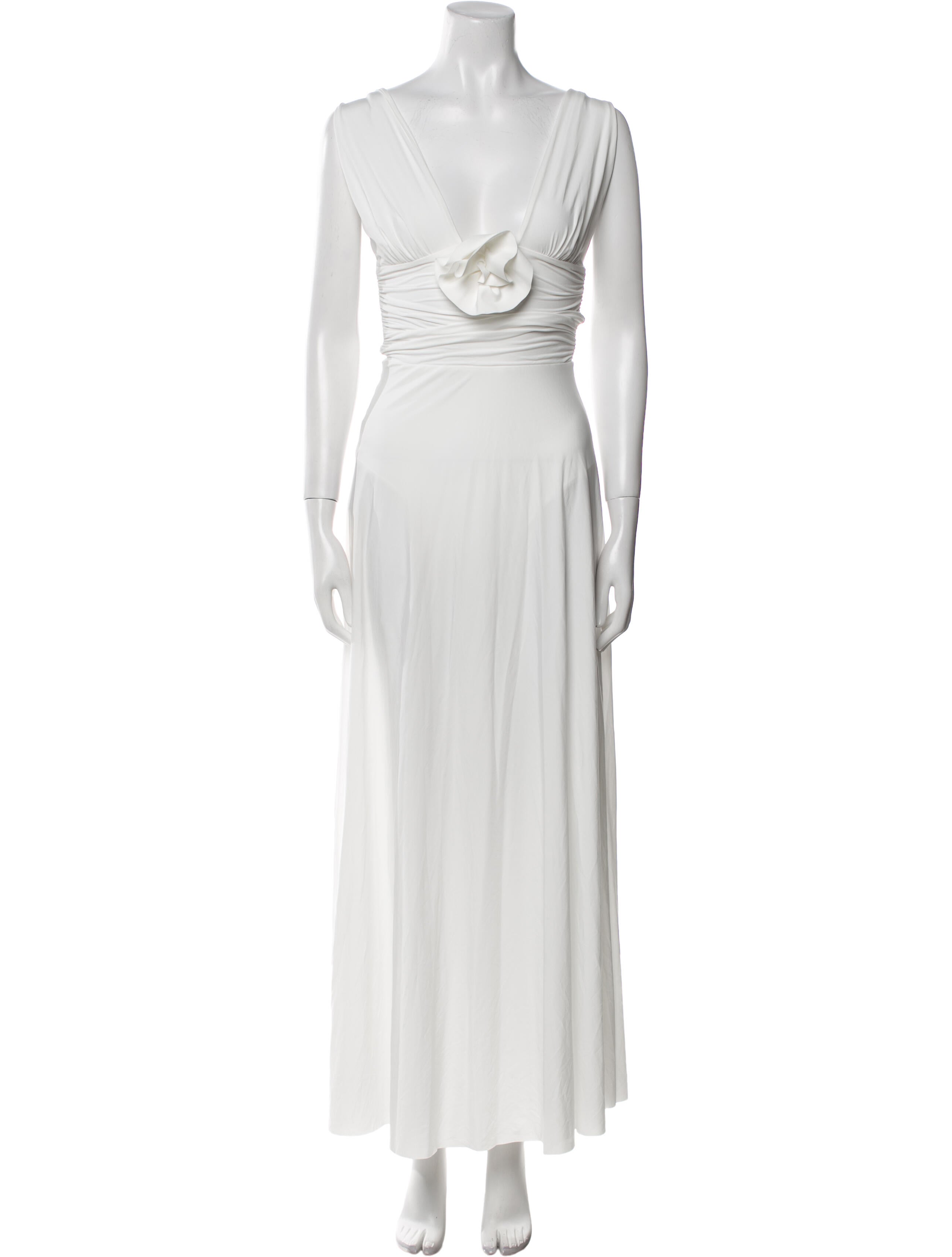 Maygel Coronel V-Neck Long Dress w/ Tags