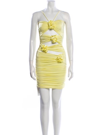 Maygel Coronel V-Neck Mini Dress