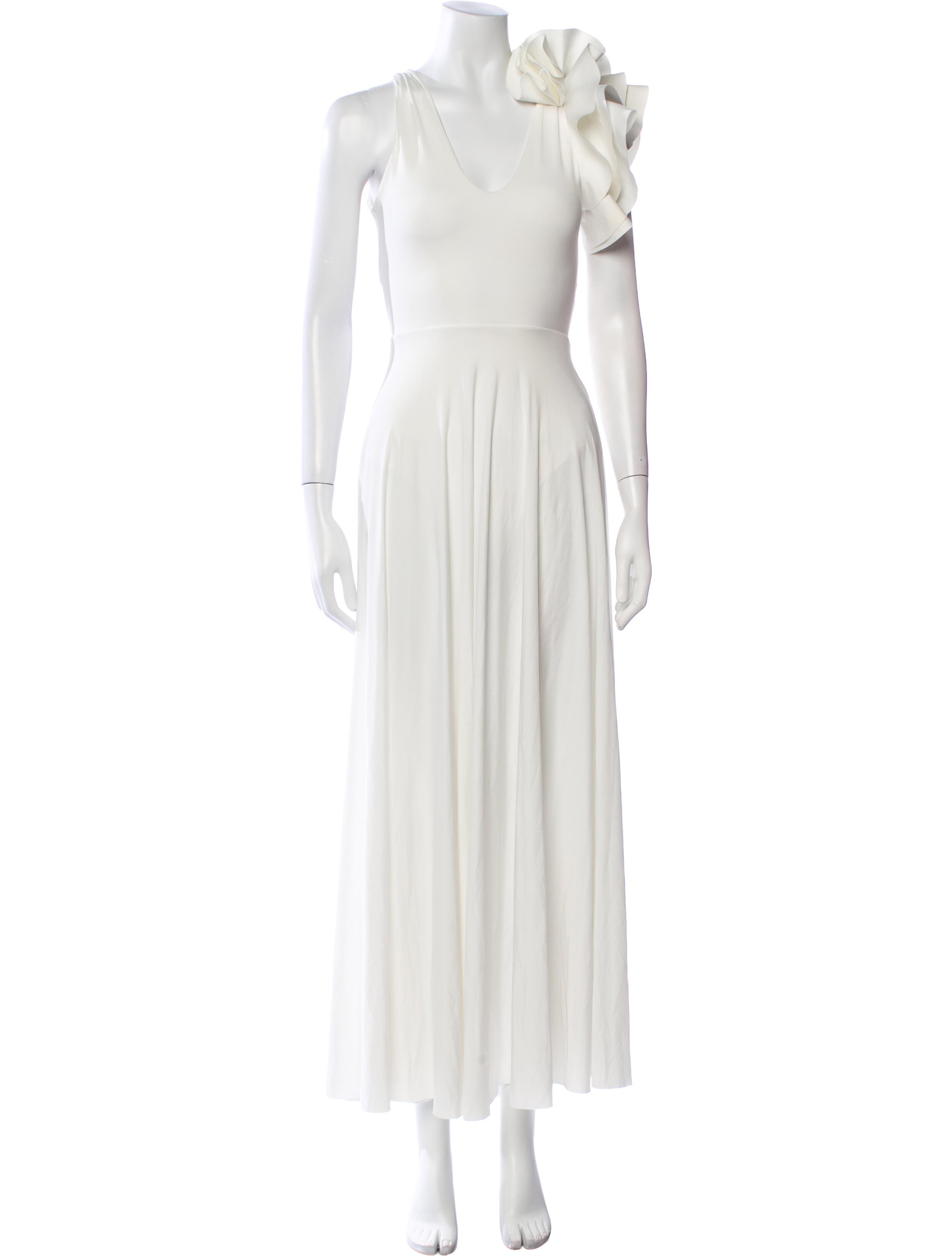 Maygel Coronel V-Neck Long Dress