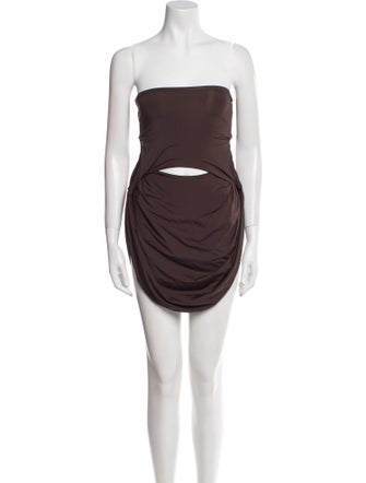 Maygel Coronel Strapless Mini Dress