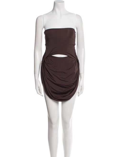 Maygel Coronel Strapless Mini Dress