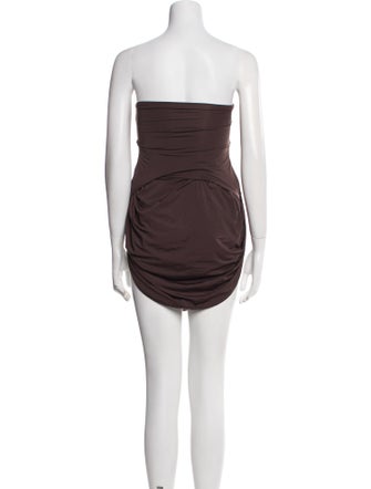 Maygel Coronel Strapless Mini Dress
