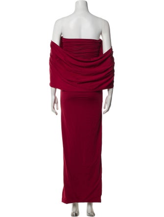 Maygel Coronel Off-The-Shoulder Midi Length Dress