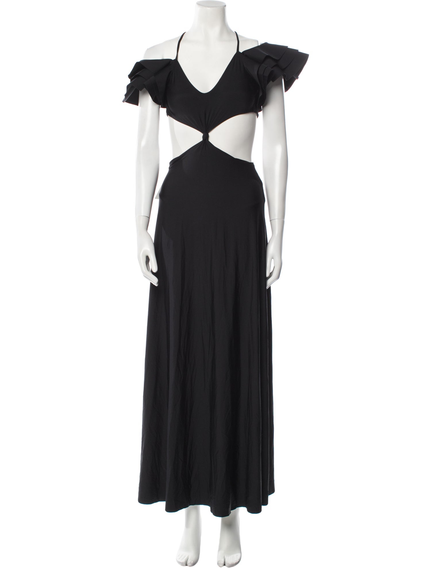Maygel Coronel V-Neck Long Dress
