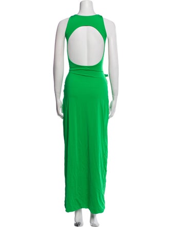 Maygel Coronel Crew Neck Long Dress