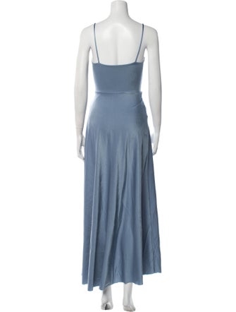 Maygel Coronel V-Neck Long Dress