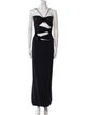 Maygel Coronel V-Neck Long Dress